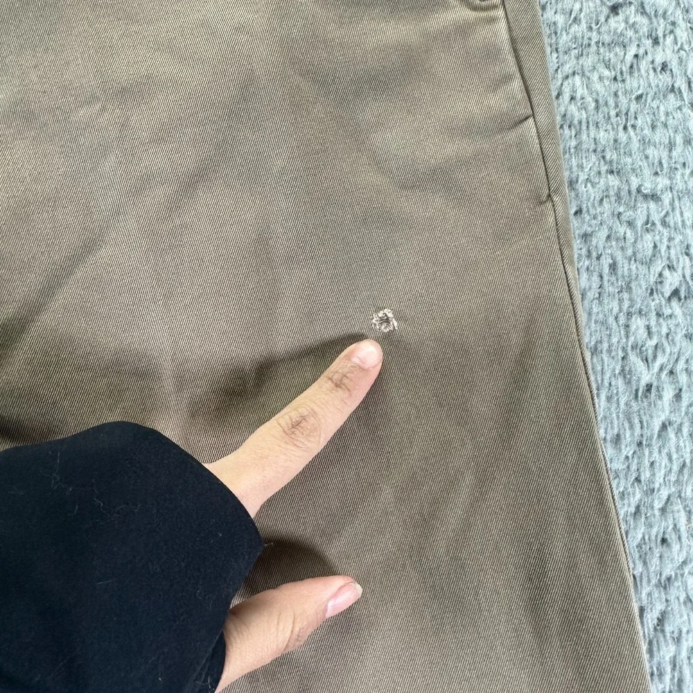 Banana Republic‎ Gavin Pant Mens 33x34 Brown Cotton Chino Straight Preppy Career